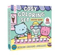 Produktbild: Cosy Coloring &bdquo;Cotton Candy&ldquo; Ausmalset - Einfach niedlich ausmalen