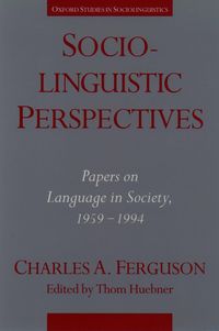 Produktbild: Sociolinguistic Perspectives