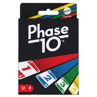 Produktbild: Mattel Games Phase 10, Kartenspiel, Gesellschaftsspiel, Familienspiel, Kinderspiel