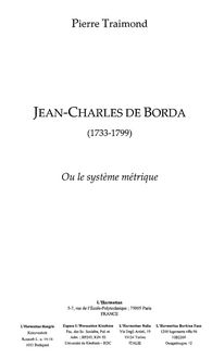 Produktbild: Jean-charles de borda (1733-1799)