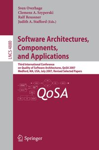 Produktbild: Software Architectures, Components, and Applications