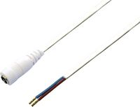 Produktbild: TRU COMPONENTS TC-2511324 Niedervolt-Anschlusskabel Niedervolt-Buchse - offene Kabelenden 5.50 mm 2.10 mm 1.00 m 1 St.