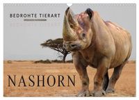 Produktbild: Bedrohte Tierart - Nashorn (Wandkalender 2026 DIN A3 quer), CALVENDO Monatskalender