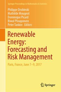 Produktbild: Renewable Energy: Forecasting and Risk Management