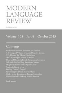 Produktbild: Modern Language Review (108