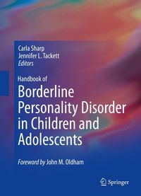 Produktbild: Handbook of Borderline Personality Disorder in Children and Adolescents