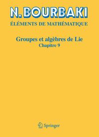 Produktbild: Groupes et alg&egrave;bres de Lie