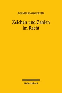 Produktbild: Zeichen und Zahlen im Recht