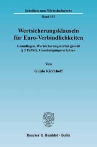 Produktbild: Wertsicherungsklauseln f&uuml;r Euro-Verbindlichkeiten.