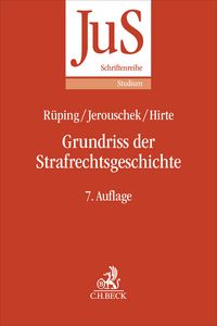Produktbild: Grundriss der Strafrechtsgeschichte