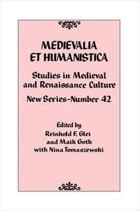 Produktbild: Medievalia et Humanistica, No. 42