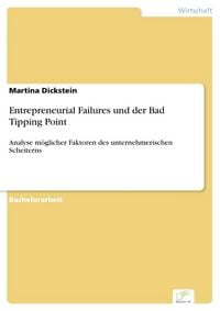 Produktbild: Entrepreneurial Failures und der Bad Tipping Point
