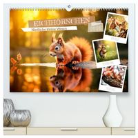 Produktbild: EICHH&Ouml;RNCHEN Niedliche kleine Wesen (hochwertiger Premium Wandkalender 2026 DIN A2 quer), Kunstdruck in Hochglanz