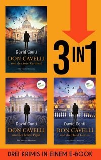 Produktbild Don Cavelli und der tote Kardinal, Don Cavelli und der letzte Papst & Don Cavelli und die Hand Gottes (Nur bei uns!)