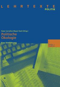 Produktbild: Politische &Ouml;kologie