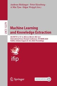 Produktbild: Machine Learning and Knowledge Extraction