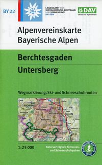 Bild vom Artikel DAV Alpenvereinskarte Bayerische Alpen 22 Berchtesgaden - Untersberg 1:25 000 vom Autor Deutscher Alpenverein e.V.