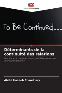 Produktbild: D&eacute;terminants de la continuit&eacute; des relations
