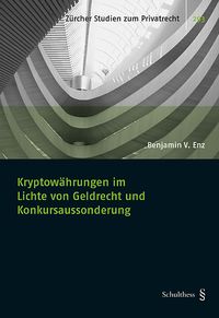Produktbild: Kryptow&auml;hrung im Lichte von Geldrecht und Konkursaussonderung
