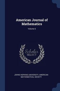 Produktbild: American Journal of Mathematics; Volume 6
