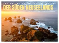 Produktbild: Der S&uuml;den Neuseelands: Berge, Seen und traumhafte K&uuml;sten (Tischkalender 2026 DIN A5 quer), CALVENDO Monatskalender