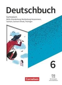 Produktbild: Deutschbuch Gymnasium - Berlin, Brandenburg, Mecklenburg-Vorpommern, Sachsen, Sachsen-Anhalt und Th&uuml;ringen - Ausgabe 2019 - 6. Schuljahr