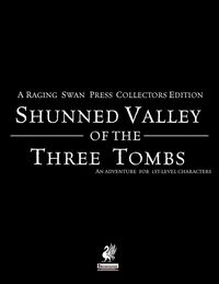 Produktbild: Raging Swan's Shunned Valley of the Three Tombs