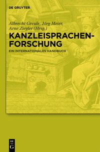 Produktbild: Kanzleisprachenforschung