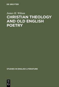 Produktbild: Christian theology and old English poetry