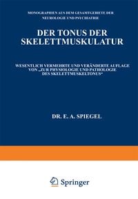 Produktbild: Der Tonus der Skelettmuskulatur