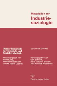 Produktbild: Materialien zur Industriesoziologie