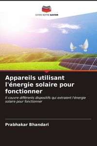 Produktbild: Appareils utilisant l'&eacute;nergie solaire pour fonctionner