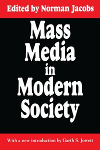 Produktbild: Jacobs, N: Mass Media in Modern Society