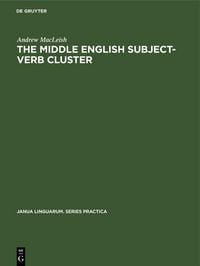 Produktbild: The Middle English Subject-Verb Cluster