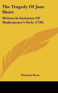 Produktbild: The Tragedy Of Jane Shore