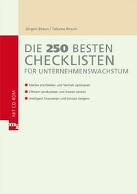 Produktbild: Die 250 besten Checklisten f&uuml;r Unternehmenswachstum