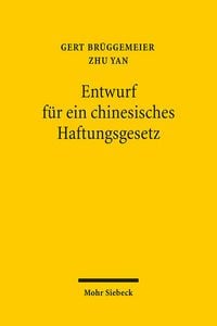 Produktbild: Entwurf f&uuml;r ein chinesisches Haftungsgesetz