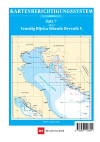 Produktbild: Berichtigung Sportbootkarten Satz 7: Adria 1 (Ausgabe 2023)