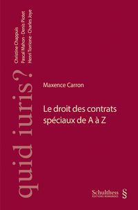 Produktbild: Le droit des contrats sp&eacute;ciaux de A &agrave; Z