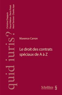 Produktbild: Le droit des contrats sp&eacute;ciaux de A &agrave; Z