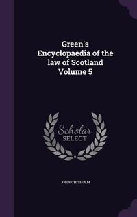 Produktbild: Green's Encyclopaedia of the law of Scotland Volume 5