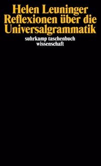 Produktbild: Reflexionen &uuml;ber die Universalgrammatik