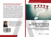 Produktbild: TCB-Operationalisierung: Messskalen; Zsh. Leistung & R&uuml;ckzugsverhalten