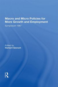 Produktbild: Macro And Micro Policies For More Growth And Employment