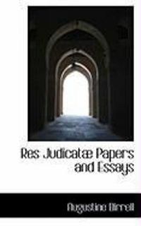 Produktbild: Res Judicat Papers and Essays