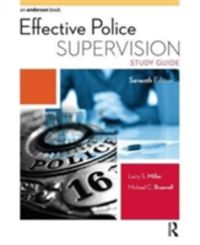 Produktbild: Miller, L: Effective Police Supervision Study Guide