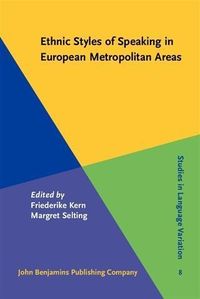 Produktbild: Ethnic Styles of Speaking in European Metropolitan Areas