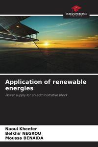 Produktbild: Application of renewable energies