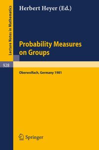 Produktbild: Probability Measures on Groups