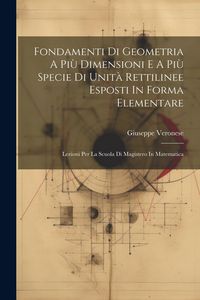 Produktbild: Fondamenti Di Geometria A Pi&ugrave; Dimensioni E A Pi&ugrave; Specie Di Unit&agrave; Rettilinee Esposti In Forma Elementare: Lezioni Per La Scuola Di Magistero In Matemat